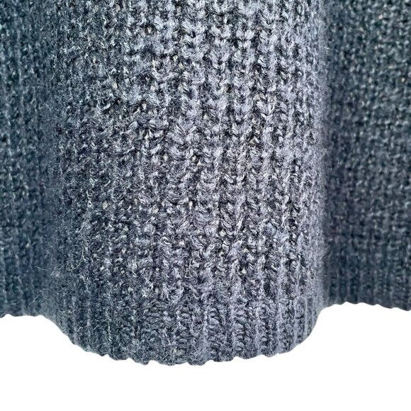 ICHI Scandi Blue Oversized Slouchy Boxy Chunky IHODANSA Cardigan Sweater Size L - Picture 9 of 14